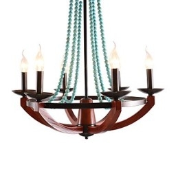 Bohemia 6 Simple European Mediterranean Head Dropamerican Country British Rural Living Lamps