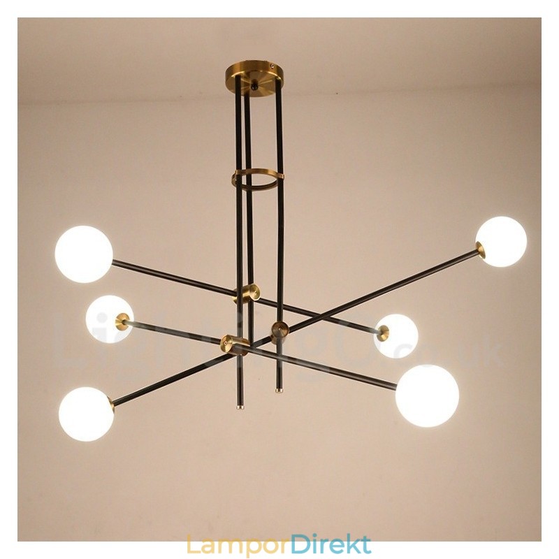 Modern Contemporary 6 Light 3 Tier Chandelier Light