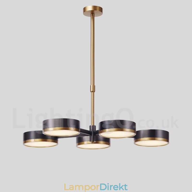 5 Ljus Modern Contemporary Single Tier Chandelier Light
