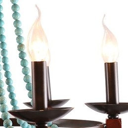 Bohemia 6 Simple European Mediterranean Head Dropamerican Country British Rural Living Lamps