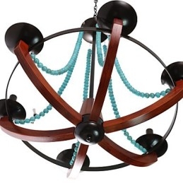 Bohemia 6 Simple European Mediterranean Head Dropamerican Country British Rural Living Lamps