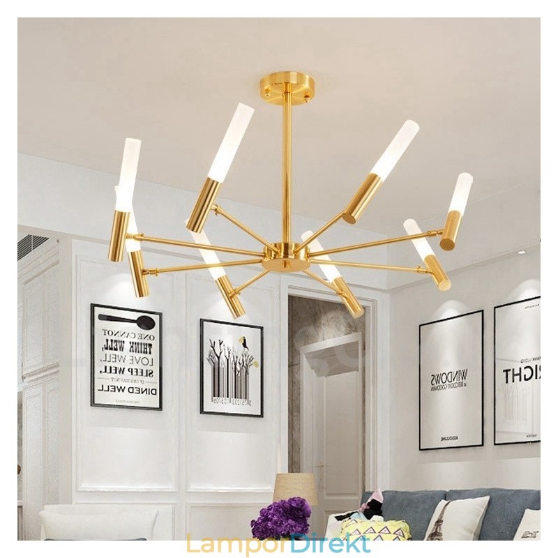 8 Light Roterbar Modern Contemporary Chandelier Light