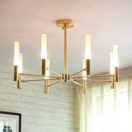 8 Light Roterbar Modern Contemporary Chandelier Light