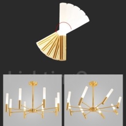 8 Light Roterbar Modern Contemporary Chandelier Light