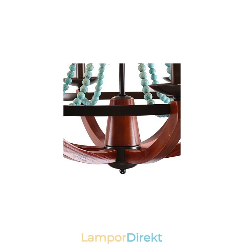 Bohemia 6 Simple European Mediterranean Head Dropamerican Country British Rural Living Lamps