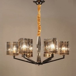 6 Ljus Modern Contemporary Single Tier Chandelier Light