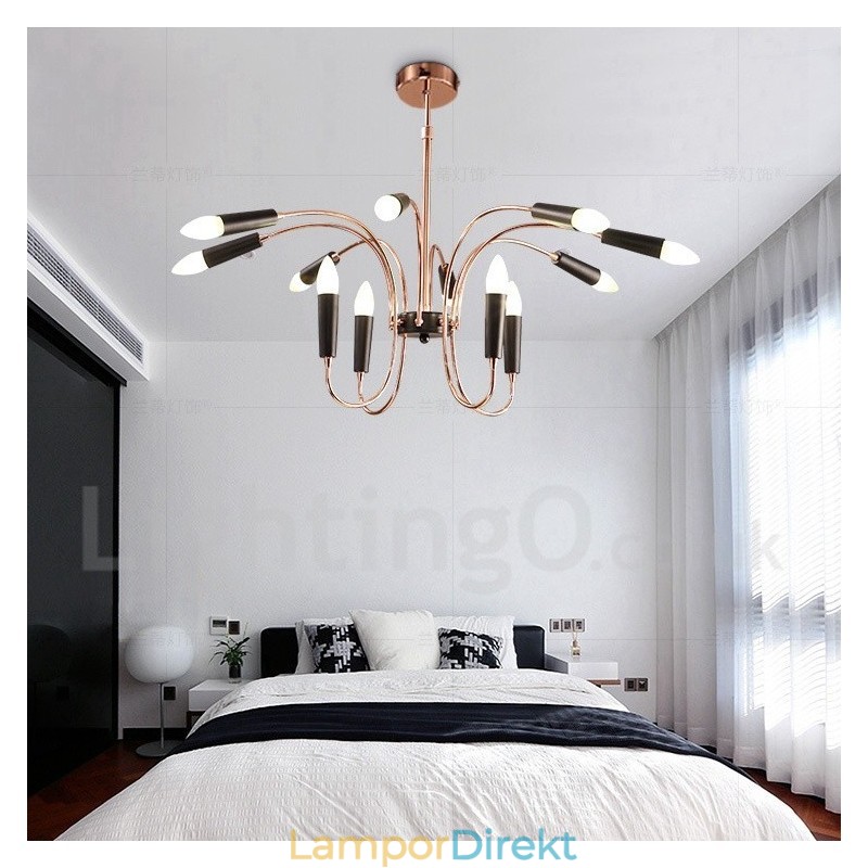 2 Tier 12 Light Modern Contemporary Chandelier Light