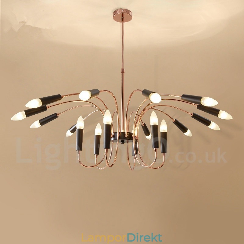 2 Tier 18 Light Modern Contemporary Chandelier Light