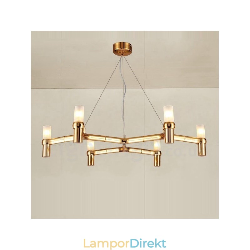 Ljus Single Tier Modern Contemporary Chandelier Lamp Light