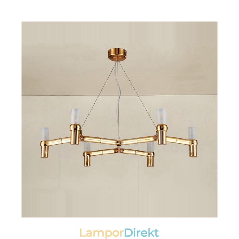 Ljus Single Tier Modern Contemporary Chandelier Lamp Light