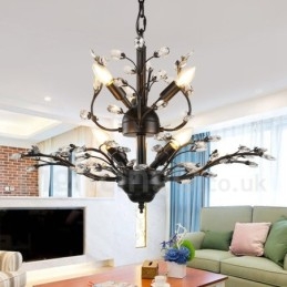 60 Cm Höjd 45 Cm Bred Modern Modern 7 Ljus Ljuskrona Lampa Ljus
