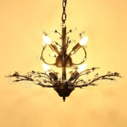 60 Cm Höjd 45 Cm Bred Modern Modern 7 Ljus Ljuskrona Lampa Ljus
