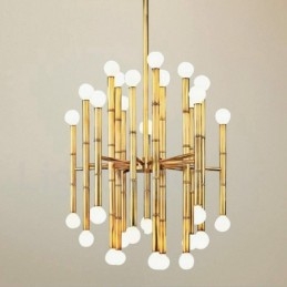 Modern Contemporary 30 Light 2-Tiers Ljuskrona För Ljus