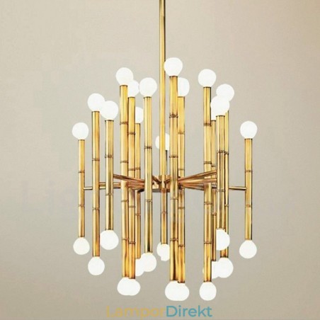 Modern Contemporary 30 Light 2-Tiers Ljuskrona För Ljus Modern Contemporary 30 Light 2-Tiers Ljuskrona För Ljus