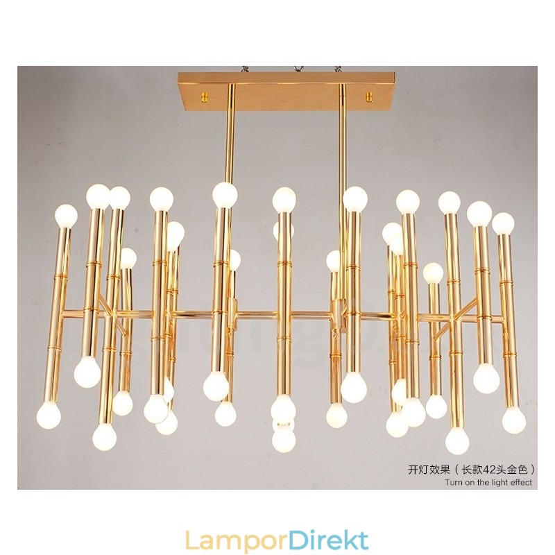Modern Contemporary 42 Light Chandelier For Light