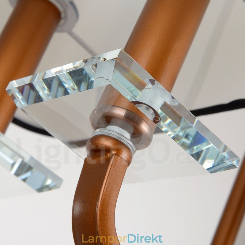 Modern Contemporary 6 Light Single Tier Chandelier Lamp Light