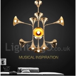 12 Ljus Ljuskrona Lampa Modern Modern Stil Ljus