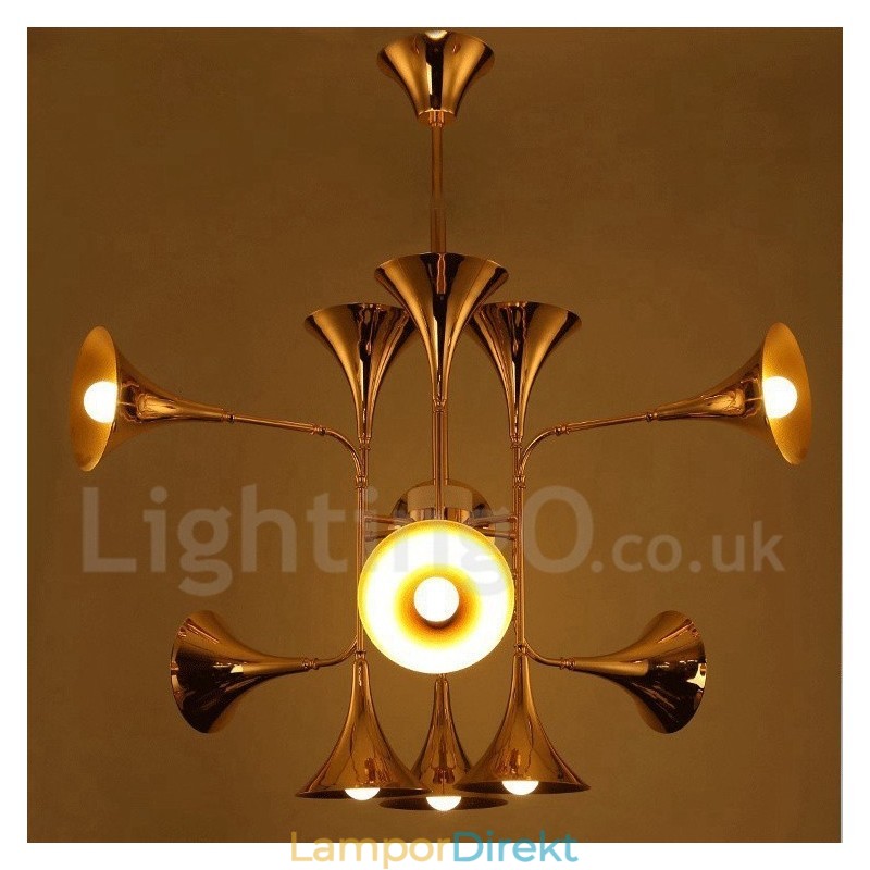 12 Ljus Ljuskrona Lampa Modern Modern Stil Ljus
