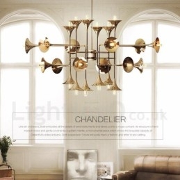 24 Ljus Ljuskrona Lampa Modern Modern Stil Ljus