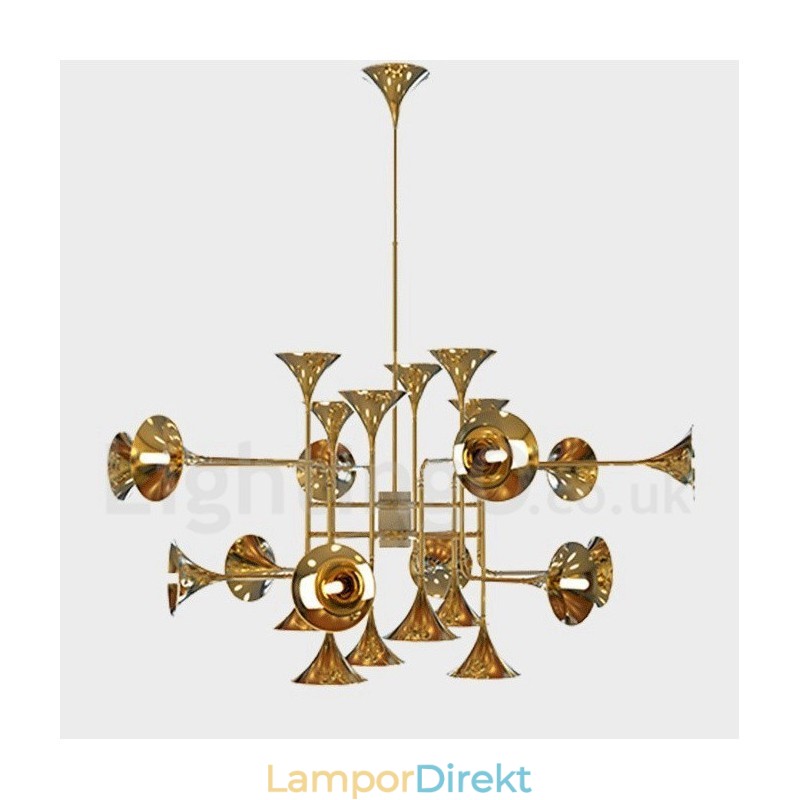 24 Ljus Ljuskrona Lampa Modern Modern Stil Ljus