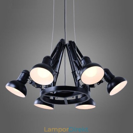 6 Ljus Modern Contemporary Single Tier Chandelier Lamp Light 6 Ljus Modern Contemporary Single Tier Chandelier Lamp Light