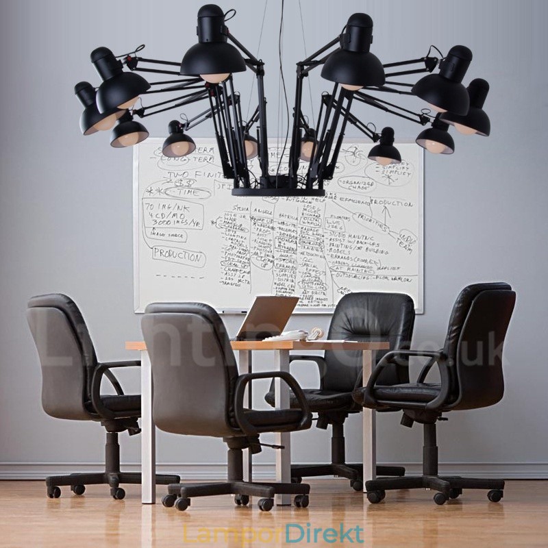 12 Light Modern Contemporary Single Tier Chandelier Lamp Light