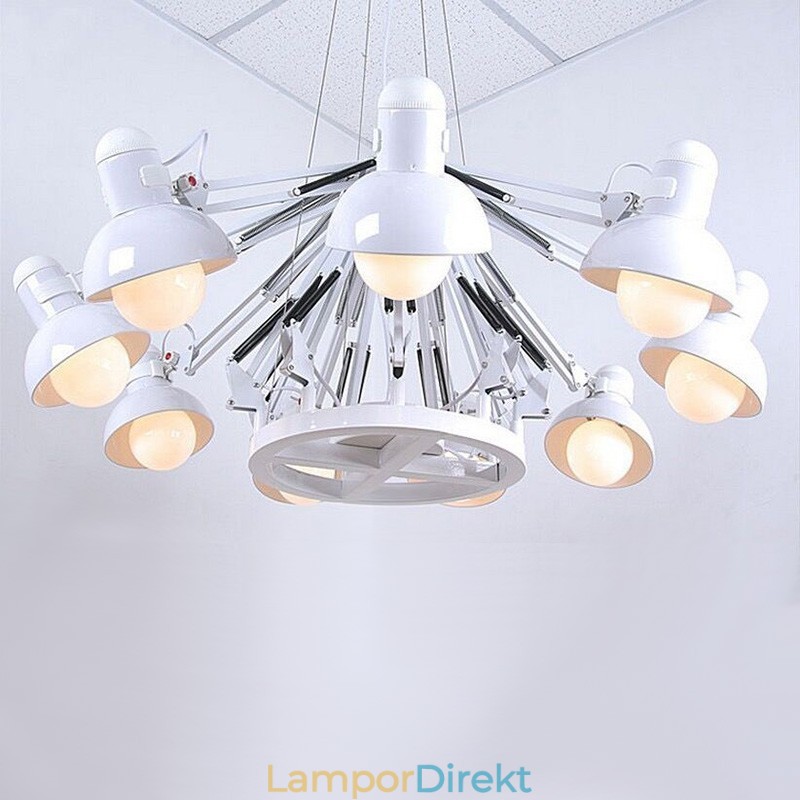 12 Light Modern Contemporary Single Tier Chandelier Lamp Light