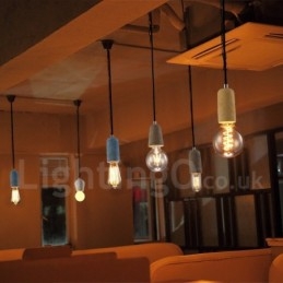1 Ljus Rustic Lodge Concrte Pendellampa