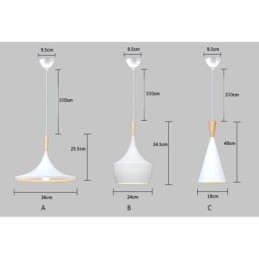 1 Ljus Modern Contemporary Pendellampa