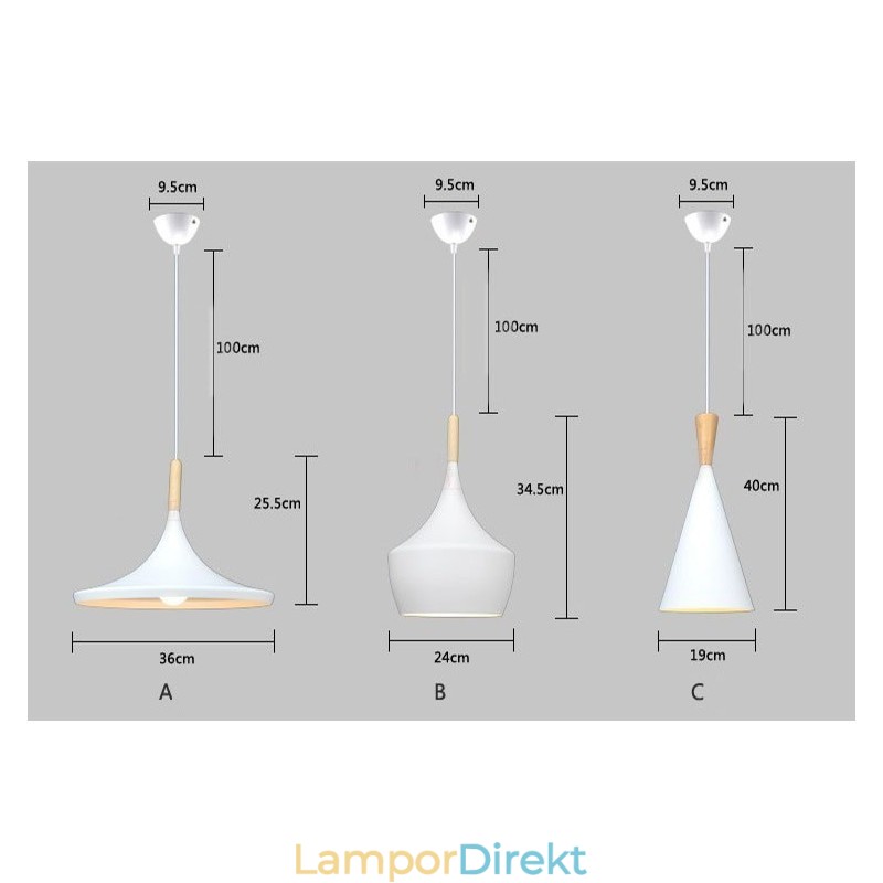 1 Ljus Modern Contemporary Pendellampa
