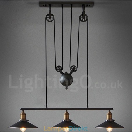 Ljus Country Vintage Metall Taklampa Ljus Country Vintage Metall Taklampa