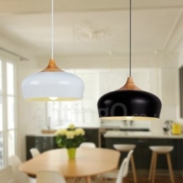1 Ljus Modern Contemporary Wood Pendellampa