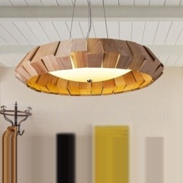 Modern Och Modern Trä Taklampa