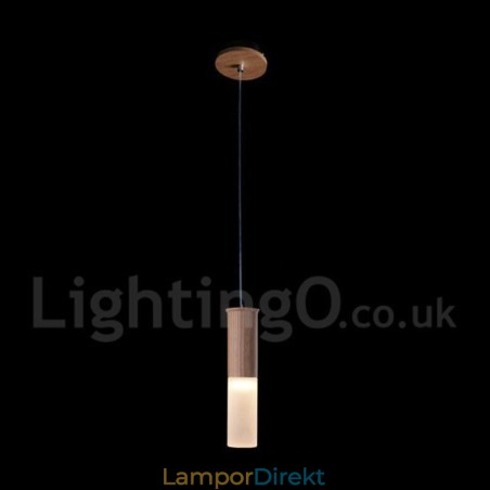 Modern Contemporary One Light Pendellampa I Trä Modern Contemporary One Light Pendellampa I Trä