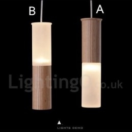 Modern Contemporary One Light Pendellampa I Trä