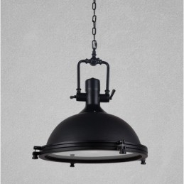 Svart Vintage Metall Taklampa