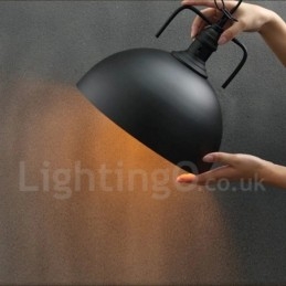 Vintage Multi Colors Metall Taklampa