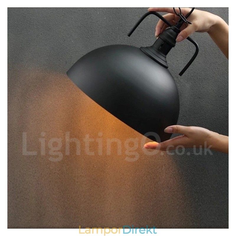 Vintage Multi Colors Metall Taklampa