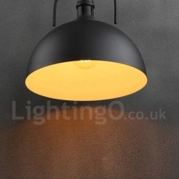 Vintage Multi Colors Metall Taklampa