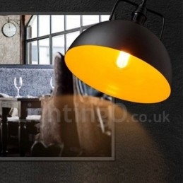 Vintage Multi Colors Metall Taklampa