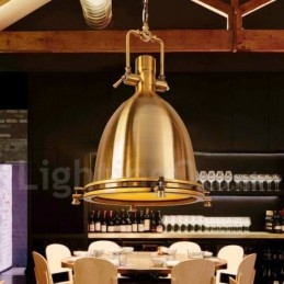 Vintage Metall Taklampa
