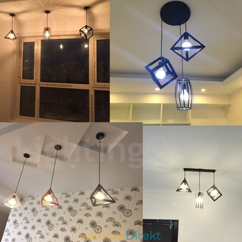 Modern Contemporary Multi Colors Metal 1 Light Pendel Light
