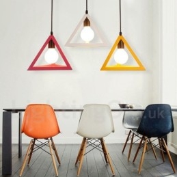 Modern Contemporary Multi Colors Metal 1 Light Pendel Light