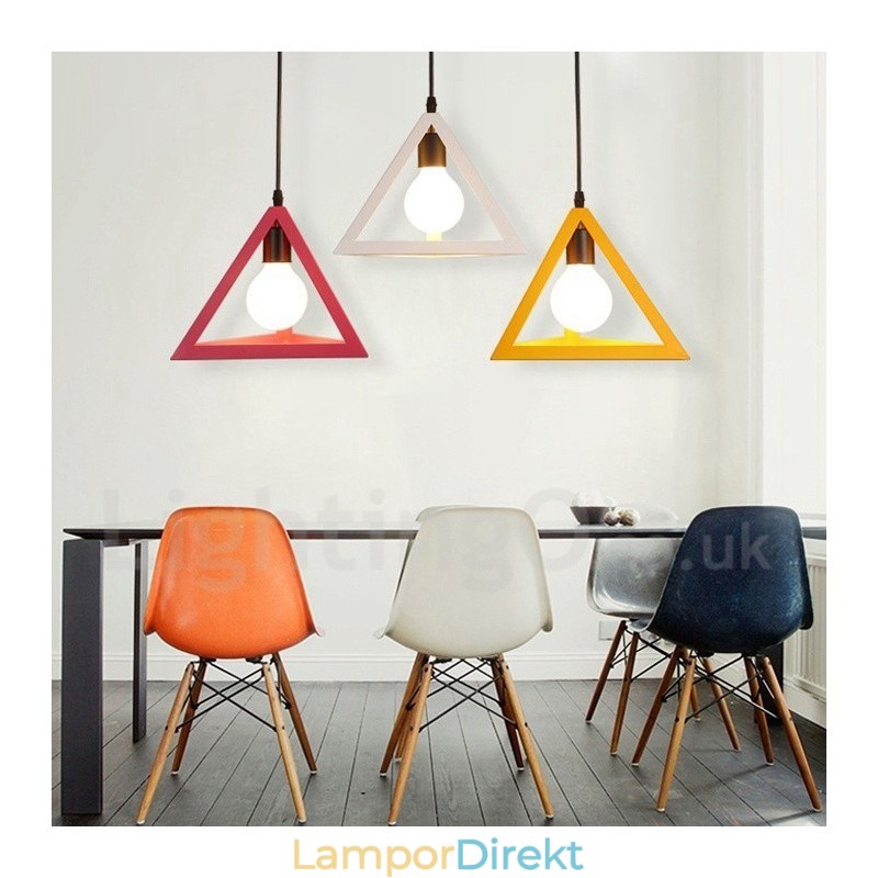 Modern Contemporary Multi Colors Metal 1 Light Pendel Light