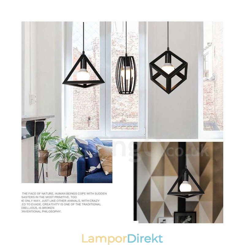 Modern Contemporary Multi Colors Metal 1 Light Pendel Light
