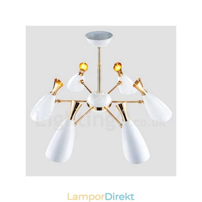 Modern Contemporary 6 Light Chandelier Lamp