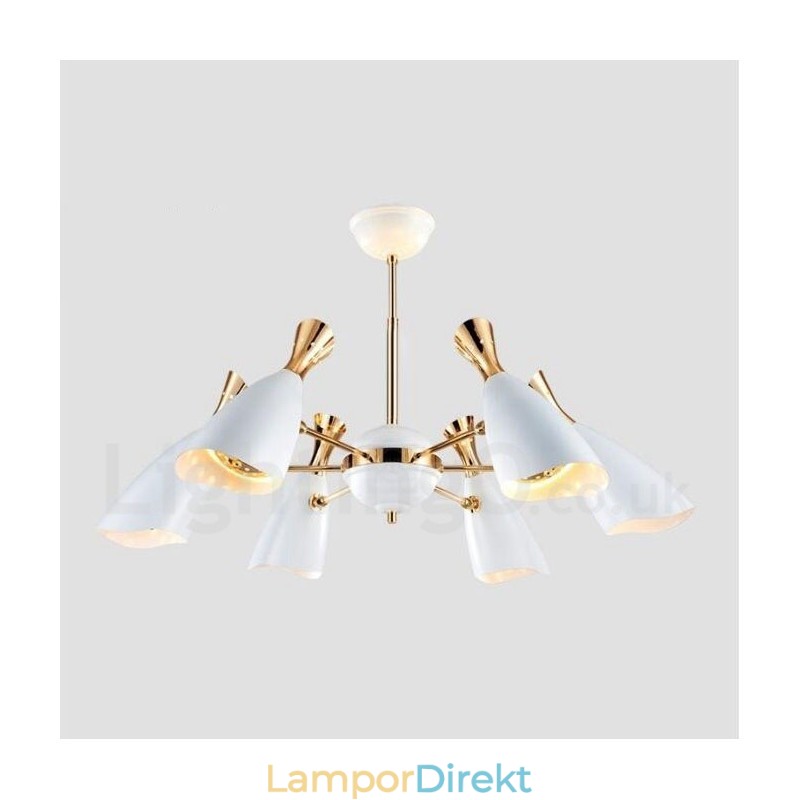 Modern Contemporary 6 Light Chandelier Lamp