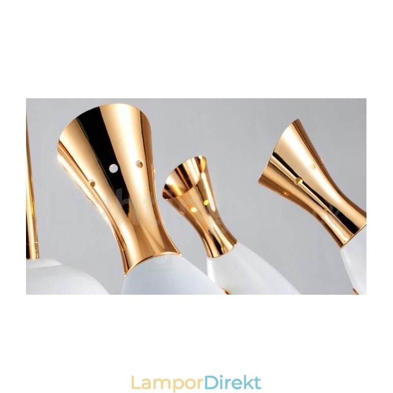 Modern Contemporary 6 Light Chandelier Lamp
