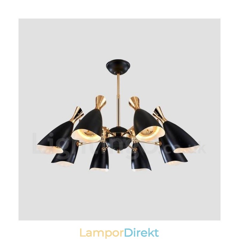 Modern Contemporary 8 Light Chandelier Lamp