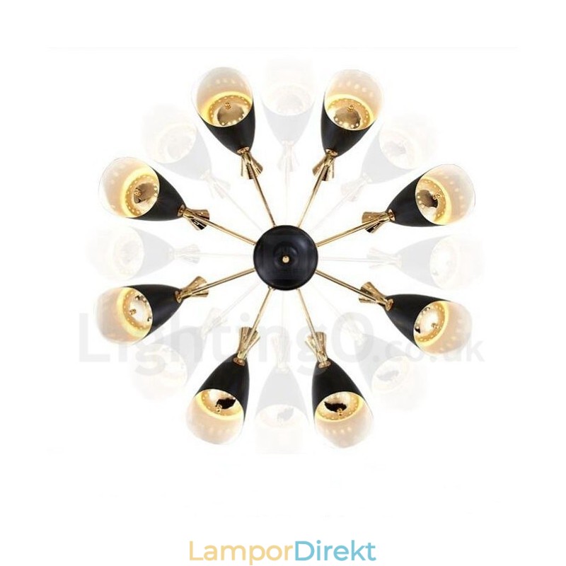 Modern Contemporary 8 Light Chandelier Lamp